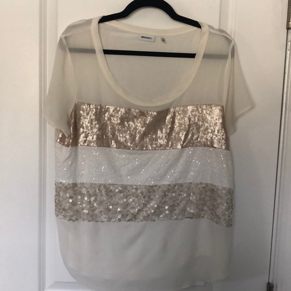 DKNYC Sequin Top